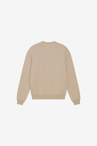 Beige sweater on a white background